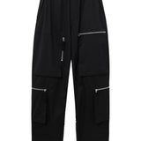 Pantaloni Cargo con zip in nero Comme des garcons homme - uomo 