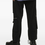Pantaloni Cargo con zip in nero Comme des garcons homme - uomo 