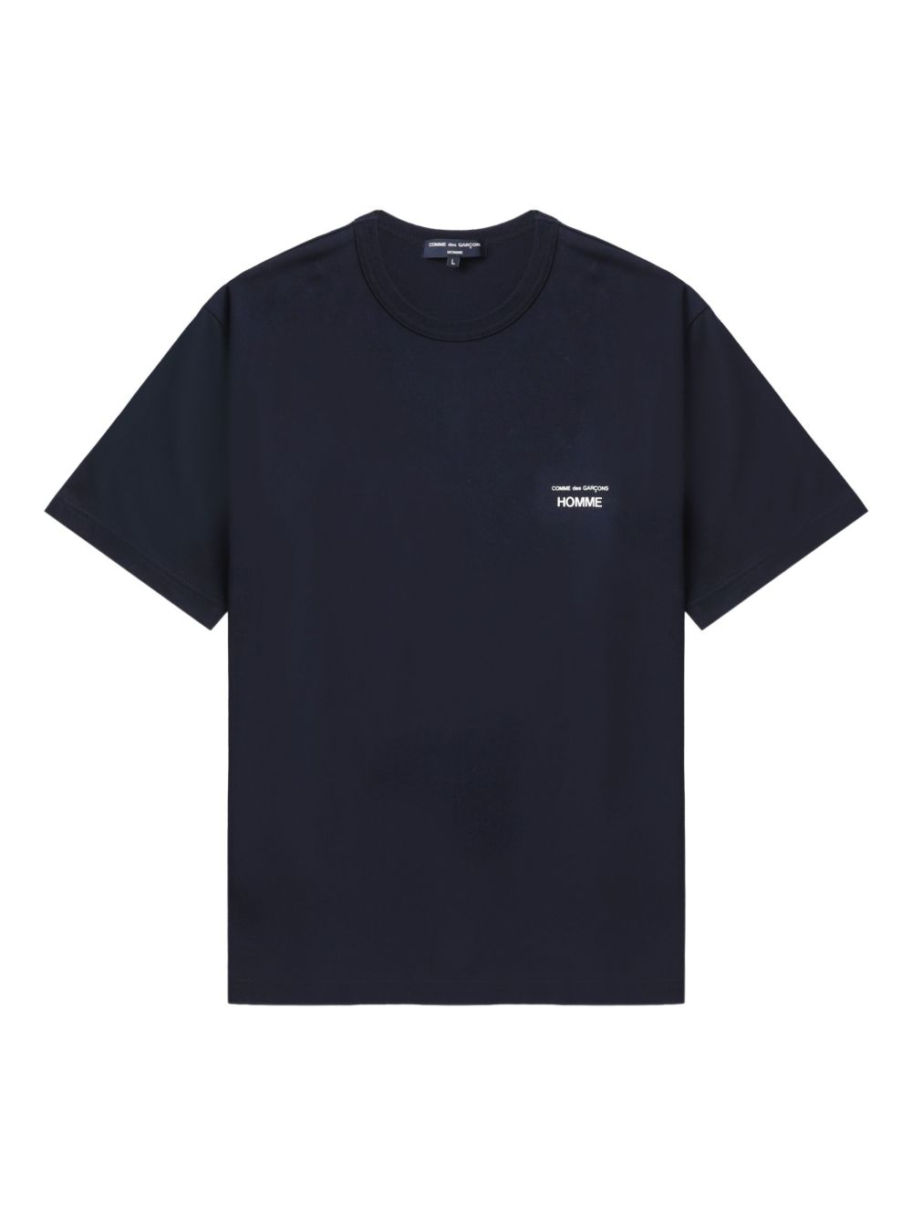 T-shirt con stampa del logo in blu Comme des garcons homme - uomo 