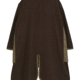 Cappotto con design a pannelli in verde Comme des garcons homme - uomo 