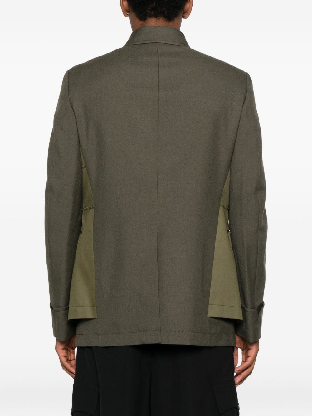 Giacca con design a pannelli in verde Comme des garcons homme plus - uomo 