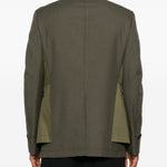 Giacca con design a pannelli in verde Comme des garcons homme plus - uomo 