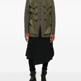 Giacca con design a pannelli in verde Comme des garcons homme plus - uomo 