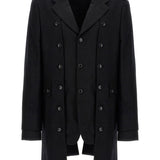 Blazer asimmetrico monopetto in nero Comme des Garçons Homme Plus - uomo 