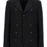 Blazer asimmetrico monopetto in nero Comme des Garçons Homme Plus - uomo 