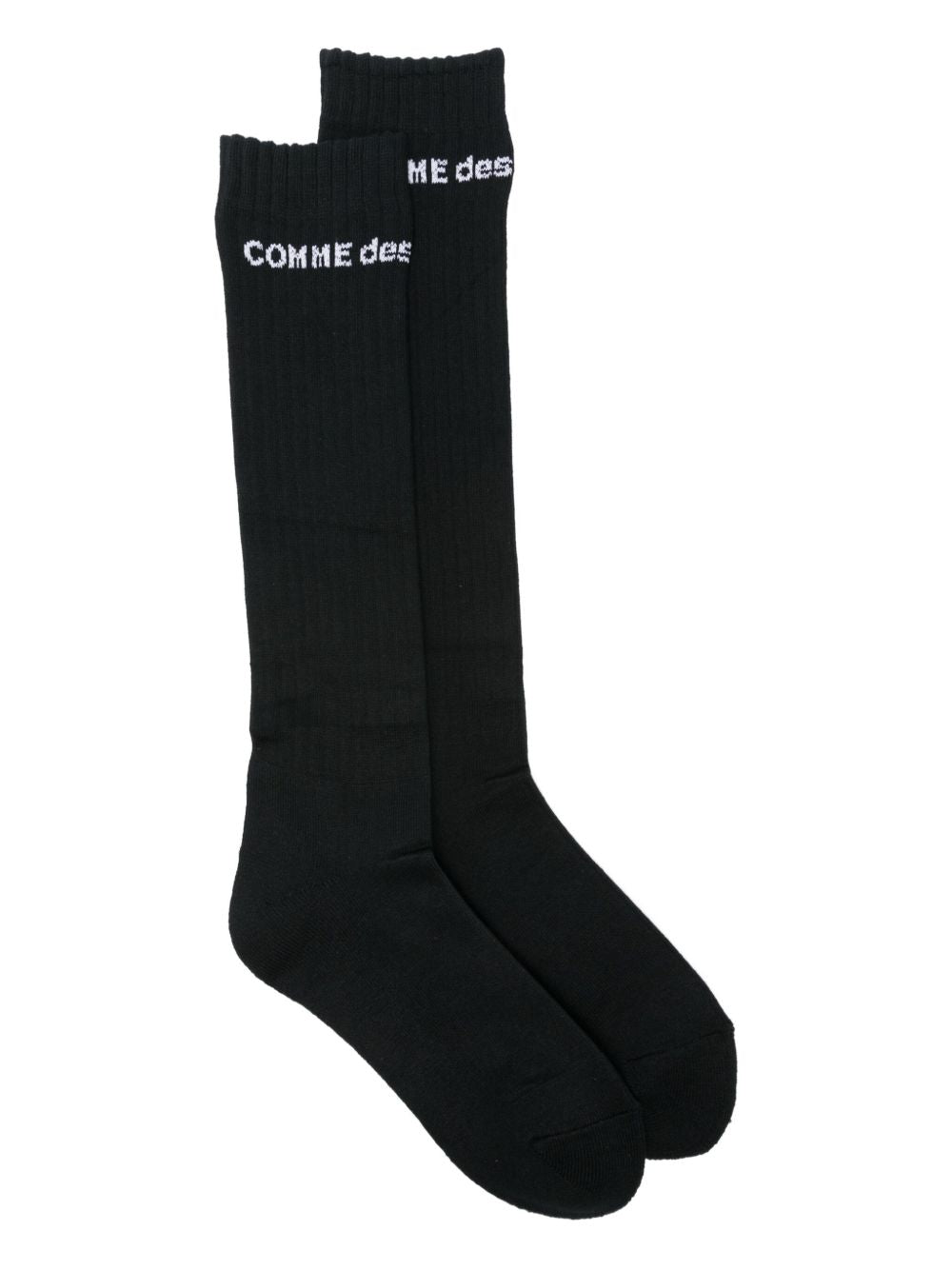 Calzini alti con logo in nero  Comme des garcons homme plus - uomo<BR/> 