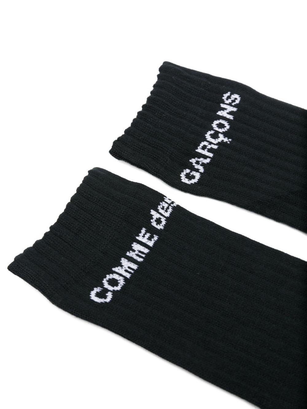 Calzini alti con logo in nero  Comme des garcons homme plus - uomo<BR/> 