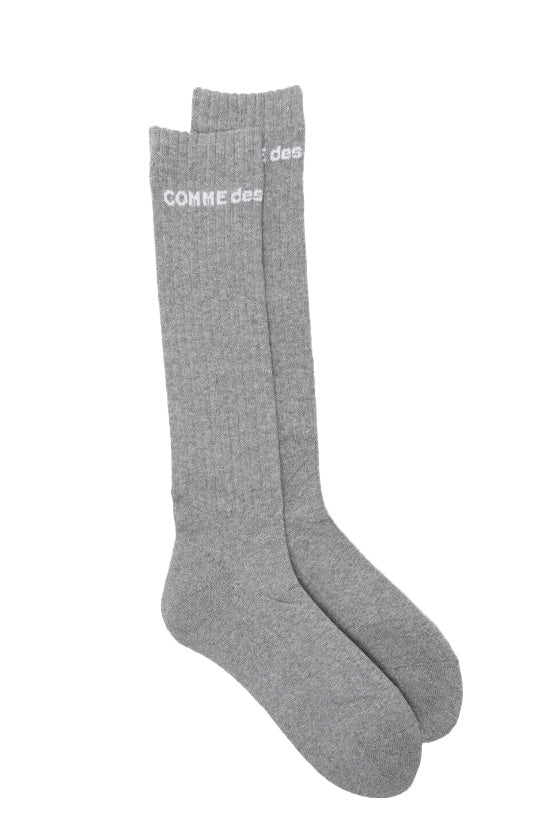 Calzini alti con logo in grigio Comme des garcons homme plus - uomo 