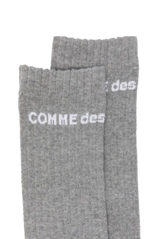 Calzini alti con logo in grigio Comme des garcons homme plus - uomo 