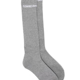 Calzini alti con logo in grigio Comme des garcons homme plus - uomo 