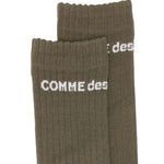 Calzini alti con logo in verde Comme des garcons homme plus - uomo<BR/><BR/> 