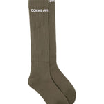Calzini alti con logo in verde Comme des garcons homme plus - uomo<BR/><BR/> 