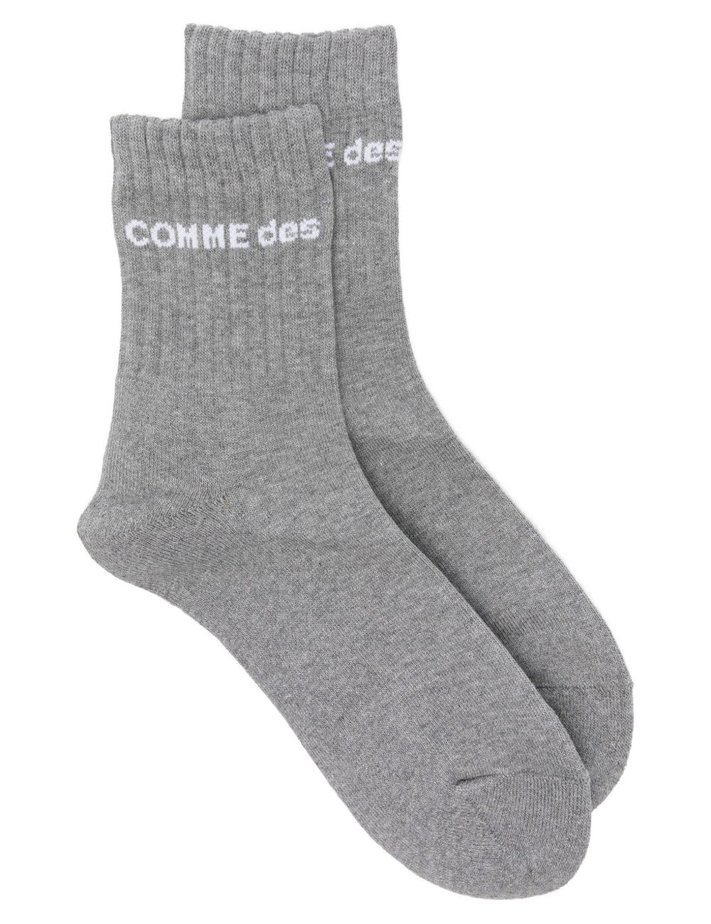 Calzini con dettaglio del logo in grigio Comme des garcons homme plus - uomo 