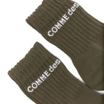 Calzini con logo in verde Comme des garcons homme plus - uomo<BR/><BR/> 