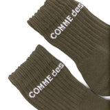 Calzini con logo in verde Comme des garcons homme plus - uomo<BR/><BR/> 