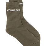 Calzini con logo in verde Comme des garcons homme plus - uomo<BR/><BR/> 