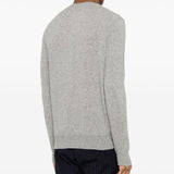 Cardigan con logo a cuore in grigio Comme des garcons play - unisex 