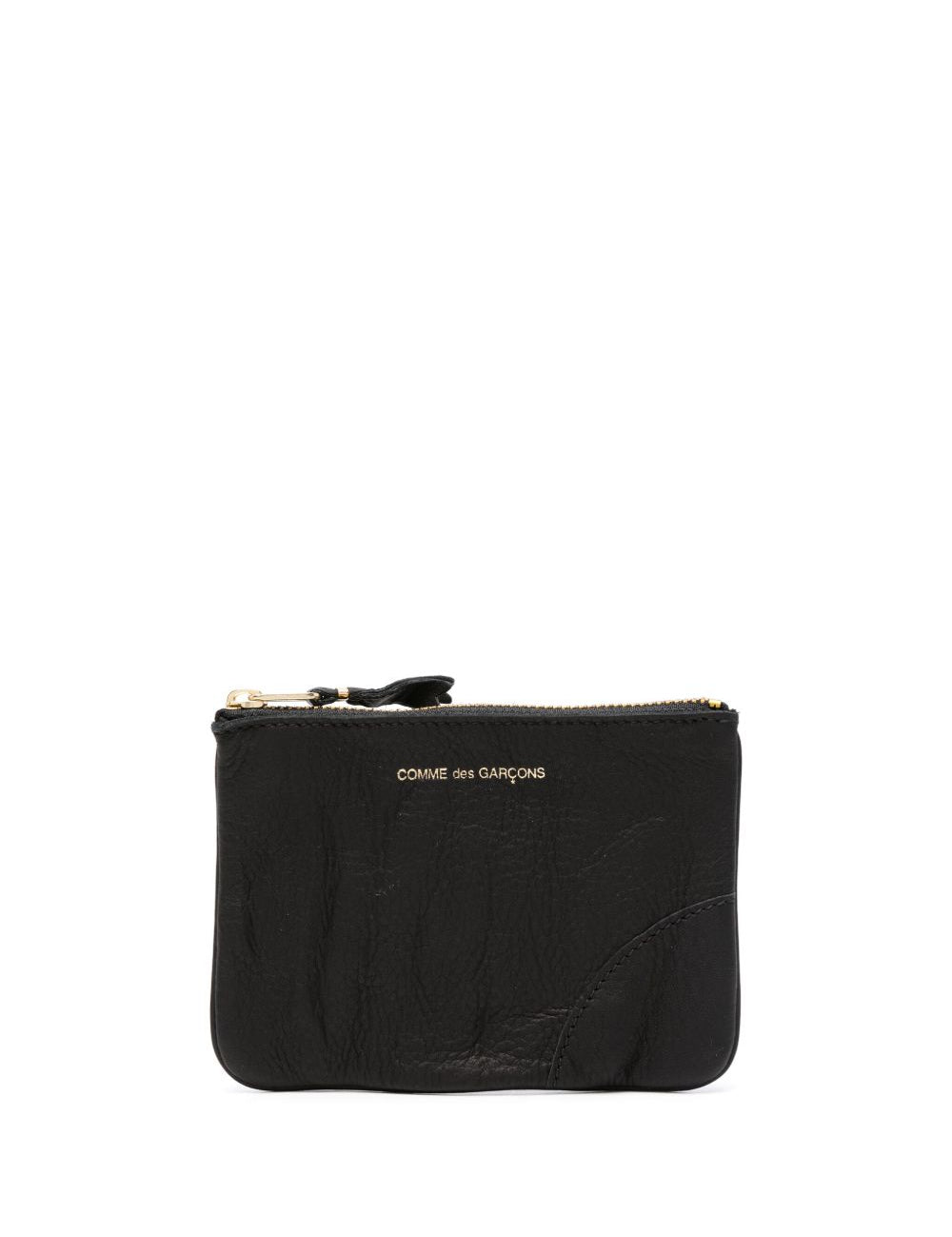 Portafoglio con logo goffrato in nero Comme des garcons wallet - unisex 