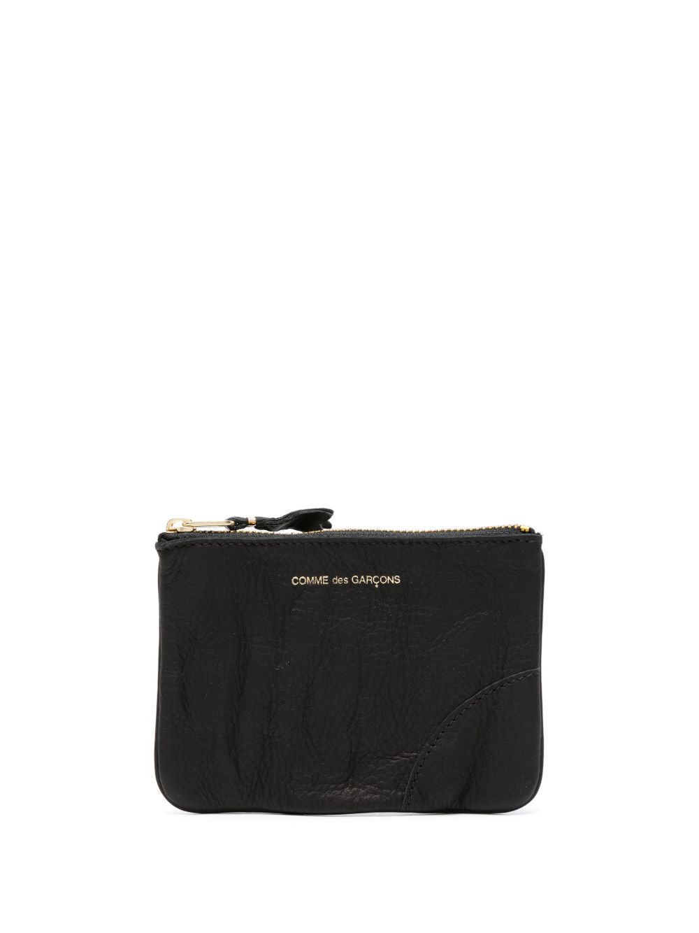Portafoglio con logo goffrato in nero Comme des garcons wallet - unisex 