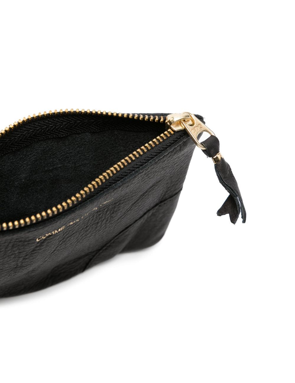 Portafoglio con logo goffrato in nero Comme des garcons wallet - unisex 