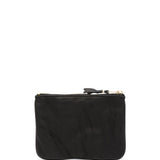Portafoglio con logo goffrato in nero Comme des garcons wallet - unisex 