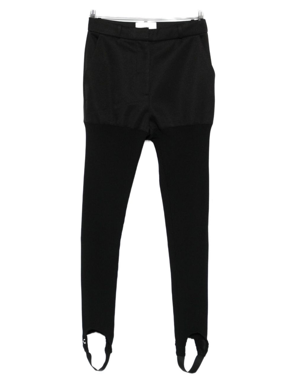 Leggings con staffe in nero Coperni - donna 
