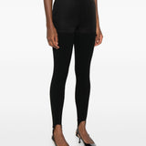 Leggings con staffe in nero Coperni - donna 