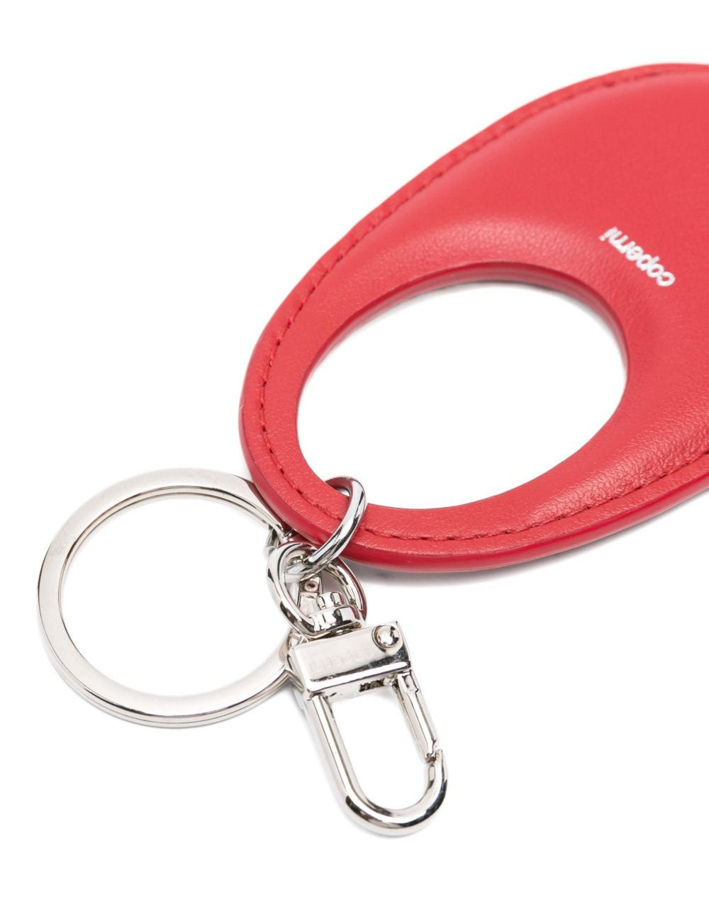 Portachiavi swipe con cornice ovale in rosso Coperni - donna 