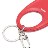 Portachiavi swipe con cornice ovale in rosso Coperni - donna 