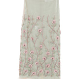 Gonna midi con ricamo a fiori in verde Costarellos - donna 
