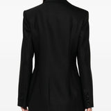 Blazer monopetto Lesia con decorazione in nero Costarellos - donna 