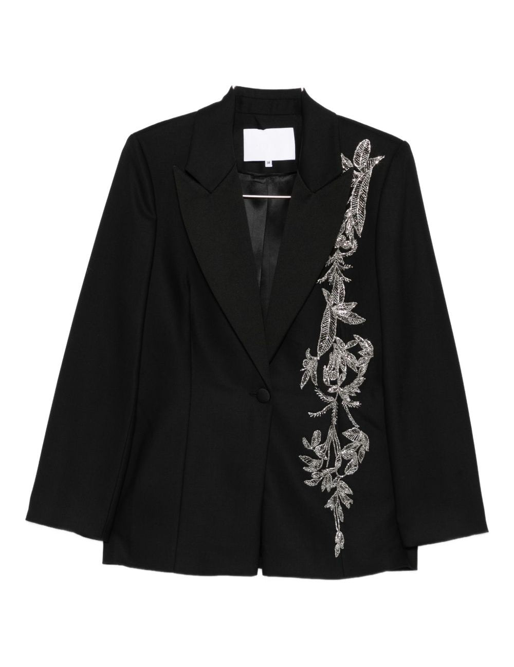 Blazer monopetto Lesia con decorazione in nero Costarellos - donna 