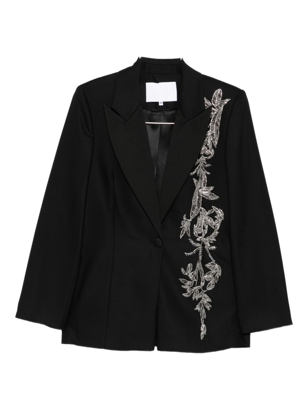 Blazer monopetto Lesia con decorazione in nero Costarellos - donna 