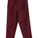 Pantaloni con coulisse in rosso Costumein - uomo 