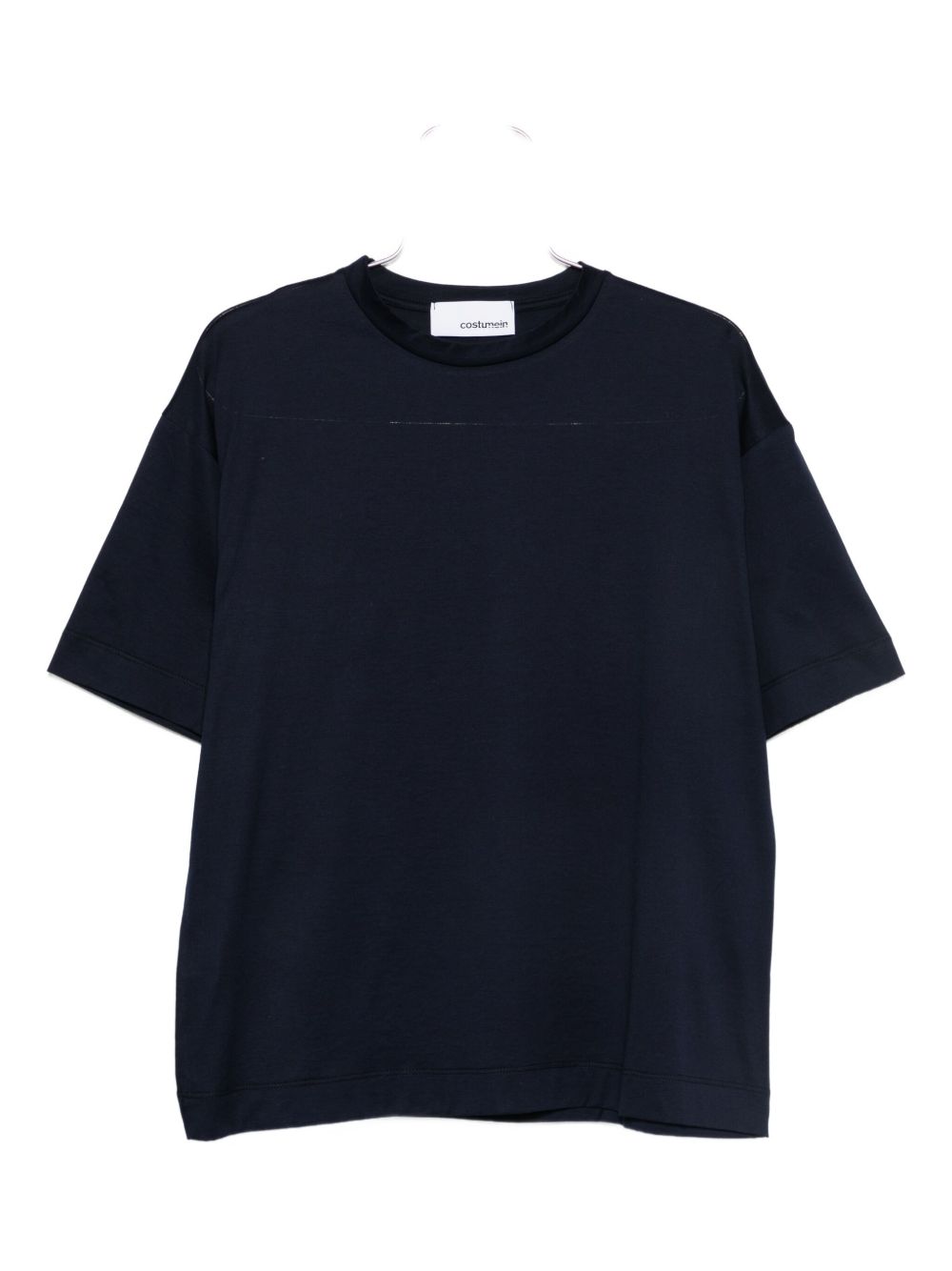 t-T-shirt a maniche corte vanti in blu Costumein - uomo 