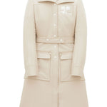 Trench Reedition in vinile in beige chiaro Courrèges - donna 