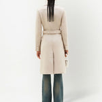 Trench Reedition in vinile in beige chiaro Courrèges - donna 