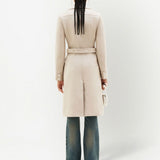Trench Reedition in vinile in beige chiaro Courrèges - donna 