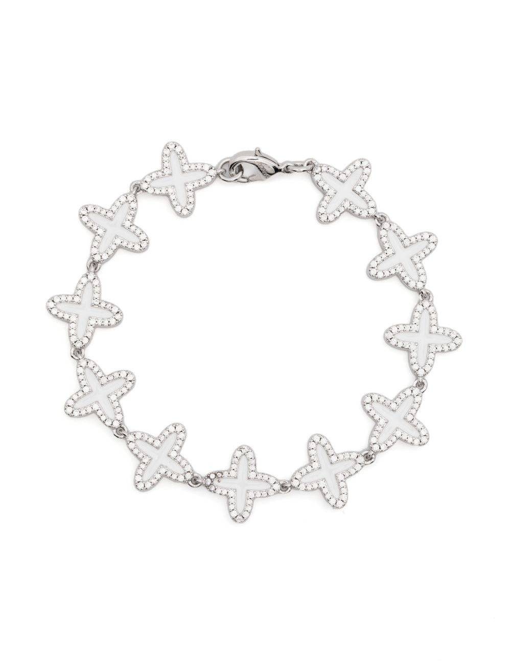 Bracciale Clover in argento Darkai - unisex 