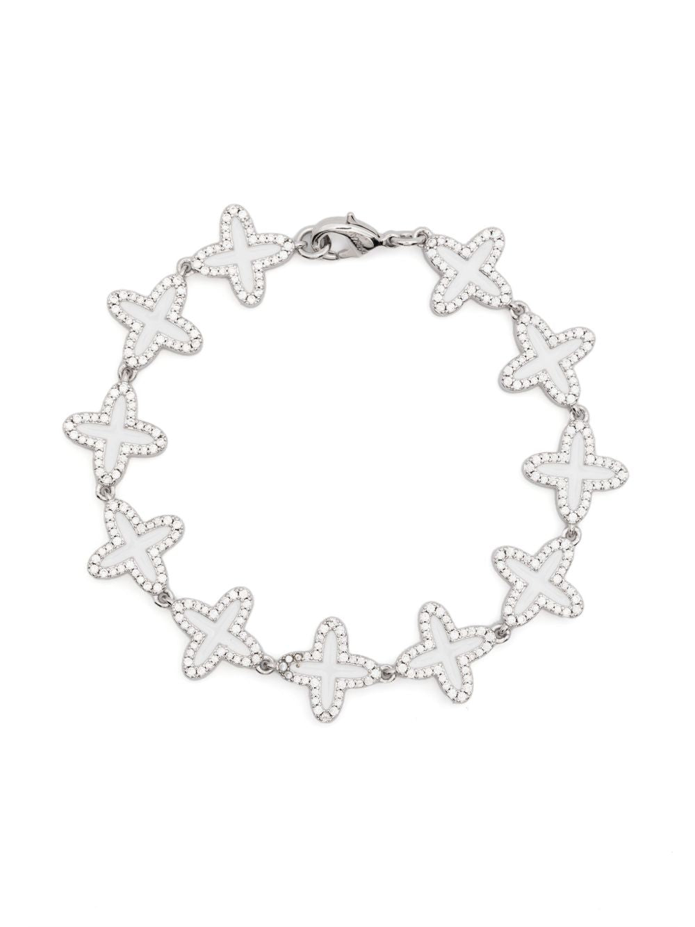 Bracciale Clover in argento Darkai - unisex 