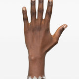 Bracciale Clover in argento Darkai - unisex 