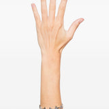 Bracciale gotico con trifoglio in argento Darkai - unisex 