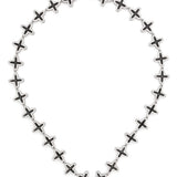 Collana Clover in nero Darkai - unisex 