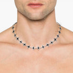 Collana Clover in nero Darkai - unisex 