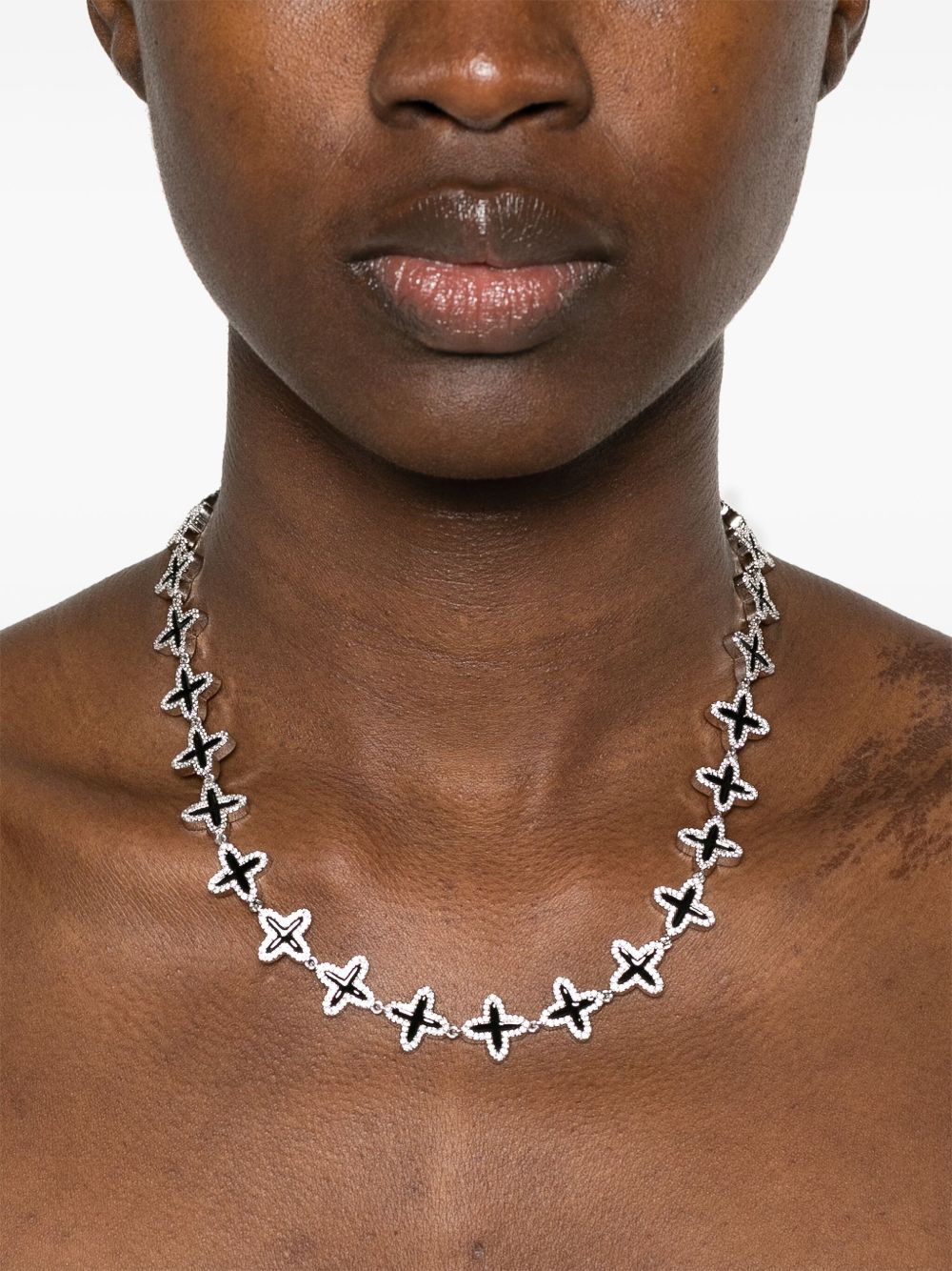 Collana Clover in nero Darkai - unisex 
