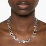 Collana Clover in nero Darkai - unisex 