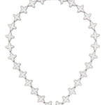 Collana Clover in bianco Darkai - unisex 