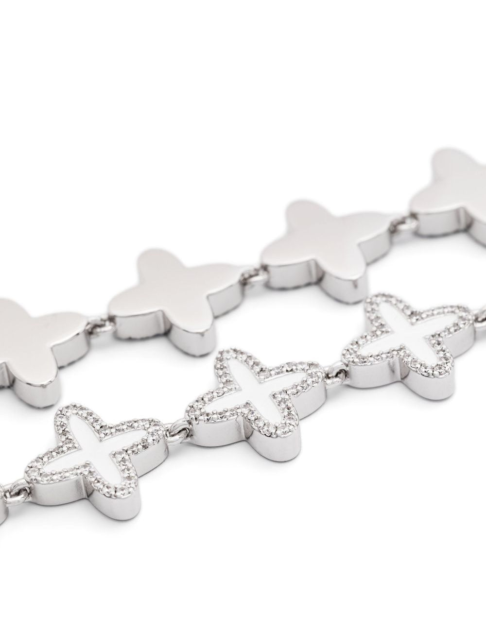Collana Clover in bianco Darkai - unisex 