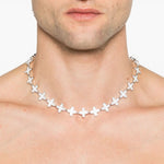 Collana Clover in bianco Darkai - unisex 