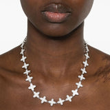 Collana Clover in bianco Darkai - unisex 
